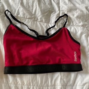 REEBOK women’s sport’s bra-fuschia